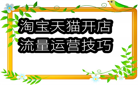 淘宝店铺运营